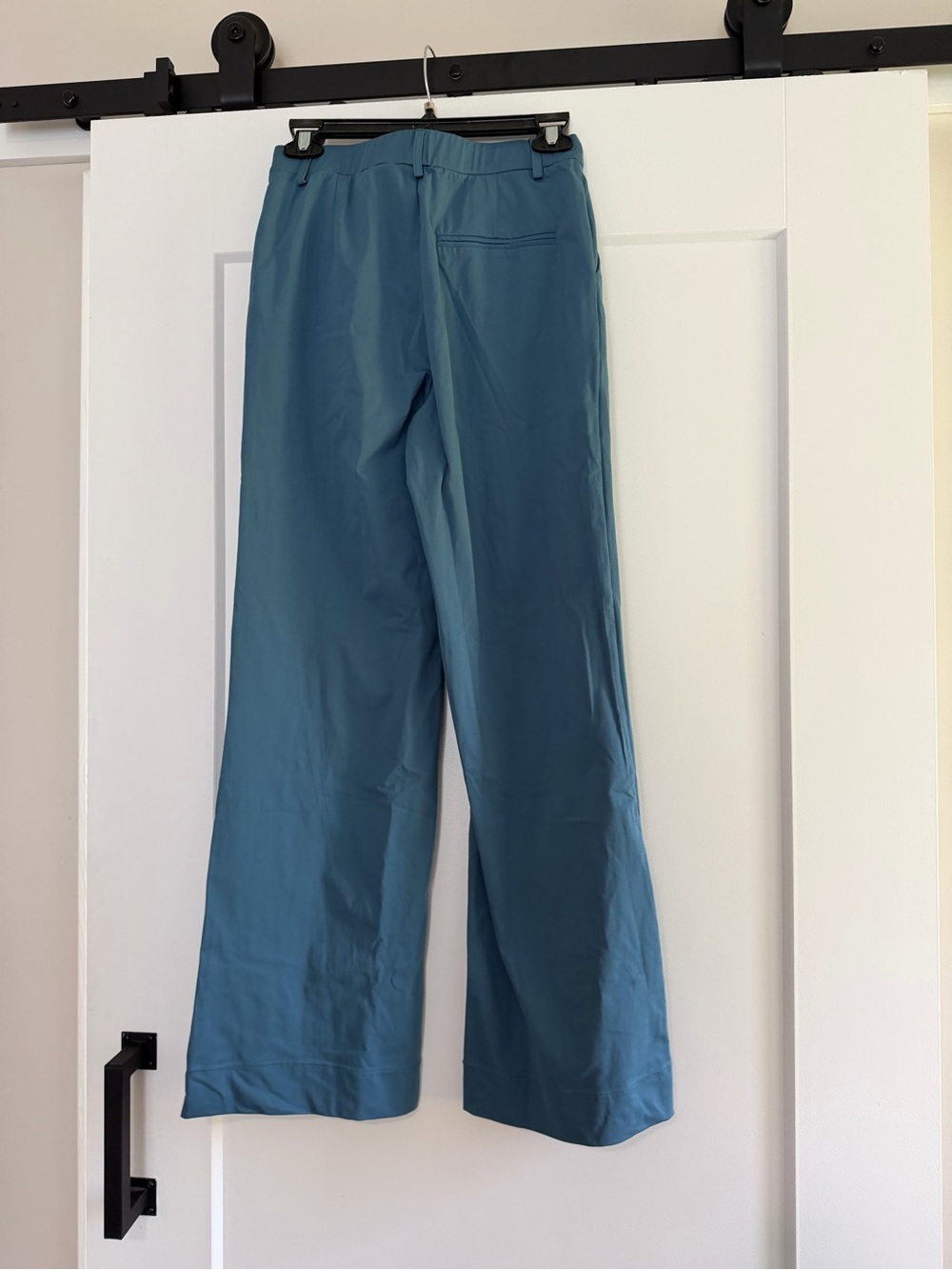 NWT Halara Wide Leg Pants XS Teal High Rise Stretch Pull On Casual Travel - Picture 3 of 5